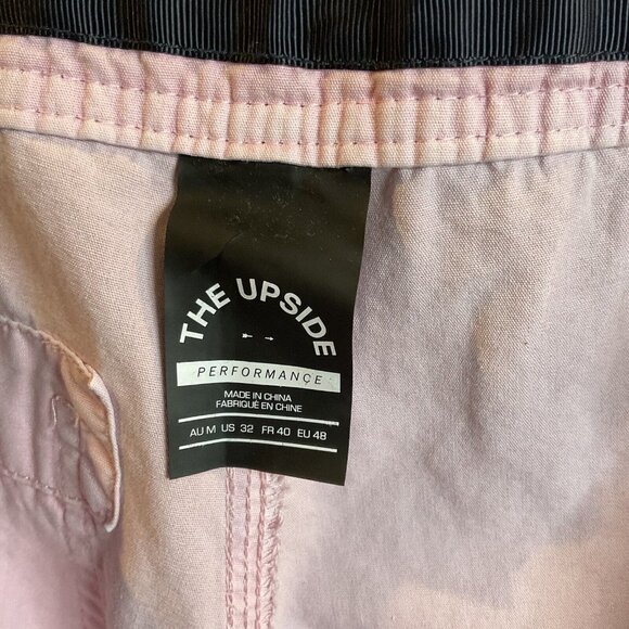 The Upside Performance Swimwear Trunks Board Shorts Men's Size 32 Pink Beach - Picture 7 of 10